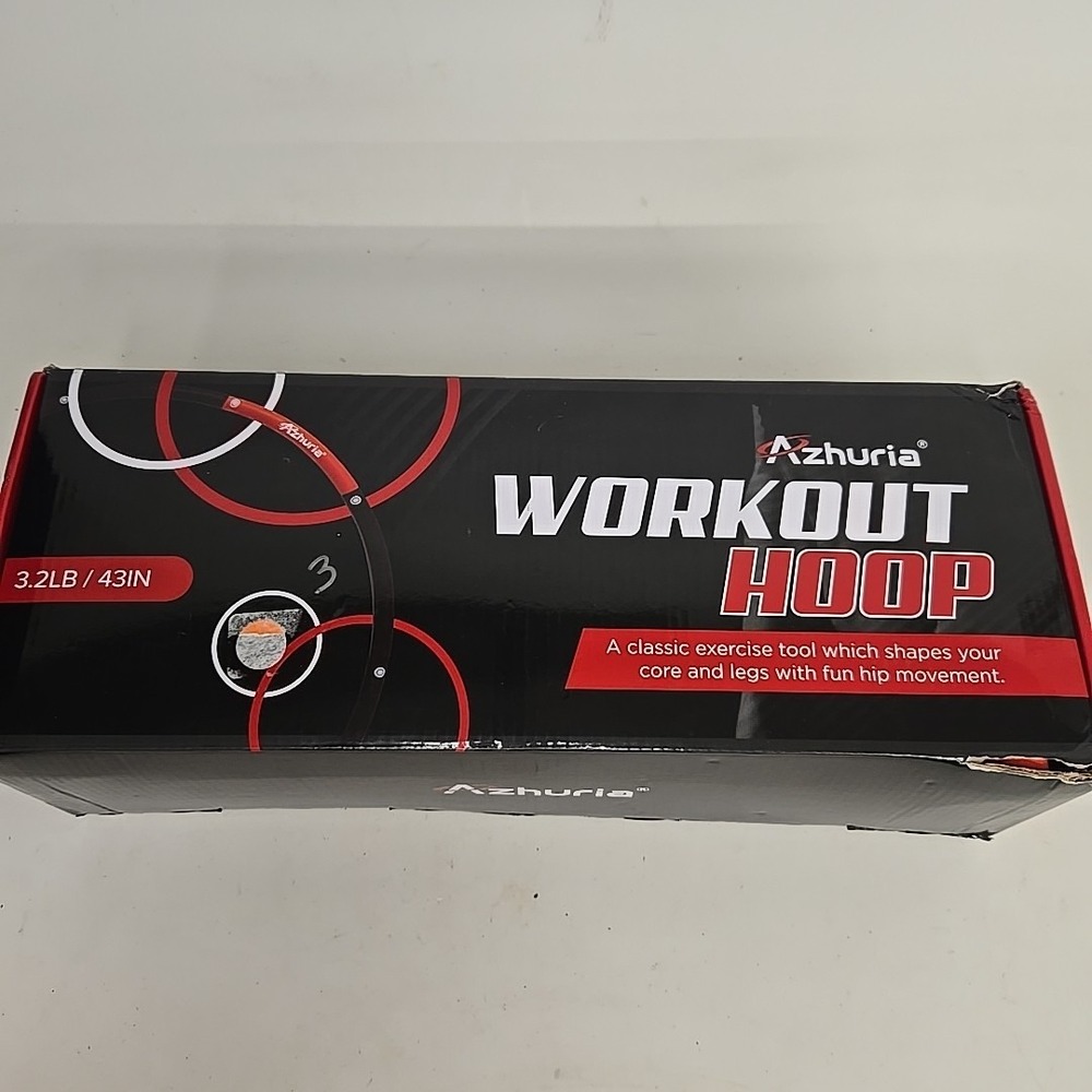 Workout Hoop Plus‎ Size Abdominal Exercisers 43 In. W Carry Bag By Azhuria Open